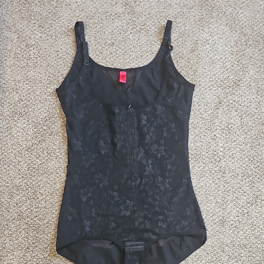 Shapwear Floral  Bodysuit, Sheer Never Worn